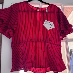 Lily Women's Pink Striped Top